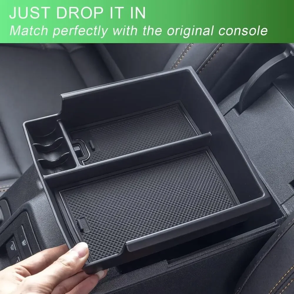 Upper Center Console Storage Box Organizer Tray For 2021 2022 2023 Ford Bronco